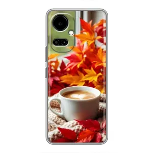 Чохол з унікальним дизайном 'Осінь з кавою' для TECNO Camon 19 (CI6n) / 19 Pro (CI8n)