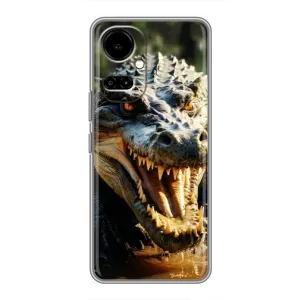 Чехол с картинкой «Хищники» для TECNO Camon 19 (CI6n) / 19 Pro (CI8n) (Опасный крокодил)