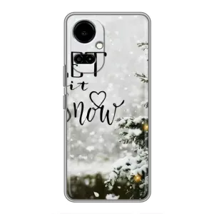 Новорічні, Святкові Чохли для TECNO Camon 19 (CI6n) / 19 Pro (CI8n) - 2024 год (Let it snow)