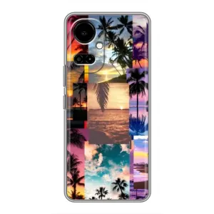 Силіконовий чохол з КАРТИНКАМИ літо для TECNO Camon 19 (CI6n) / 19 Pro (CI8n) (AlphaPrint) (Літня відпустка)