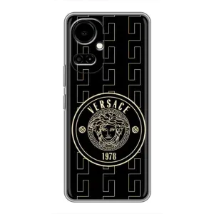 Чохли VERSACE для ТЕКНО Камон 19 (CI6n) / 19 Про (CI8n) (PREMIUMPrint) (Лого Версаче)