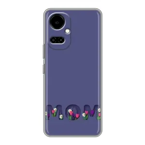 Чехлы для мамы на TECNO Camon 19 (CI6n) / 19 Pro (CI8n) (Мама в цветах)