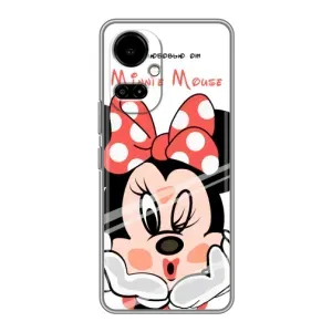 Міккі Маус чохол для TECNO Camon 19 (CI6n) / 19 Pro (CI8n) (AlphaPrint - Мультяшні) (Маус Мінні)