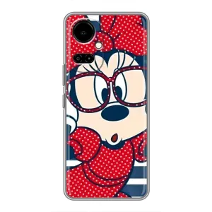 Міккі Маус чохол для TECNO Camon 19 (CI6n) / 19 Pro (CI8n) (AlphaPrint - Мультяшні) (Маус в окулярах)
