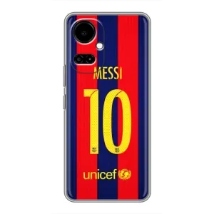 Чехлы Месси для TECNO Camon 19 (CI6n) / 19 Pro (CI8n) (AlphaPrint) (Messi Barca 10)