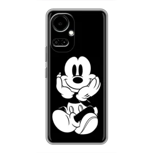 Міккі Маус чохол для TECNO Camon 19 (CI6n) / 19 Pro (CI8n) (AlphaPrint - Мультяшні) (Маус на чорному)