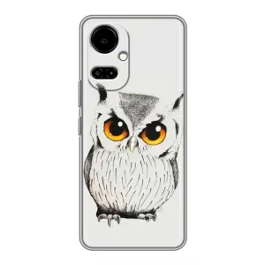 Чехол с птицами на TECNO Camon 19 (CI6n) / 19 Pro (CI8n) (VPrint) (Милая Сова)