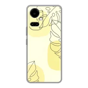 Силконовий чохол з принтом в квітах на TECNO Camon 19 (CI6n) / 19 Pro (CI8n)
