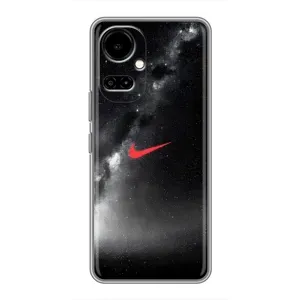 Чехол для TECNO Camon 19 (CI6n) / 19 Pro (CI8n) - с принтом Найк (AlphaPrint) (Найк красный)