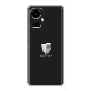 Чохол Майнкрафт на TECNO Camon 19 (CI6n) / 19 Pro (CI8n) (AlphaPrint) Minecraft (Овечка Майнкрафт)