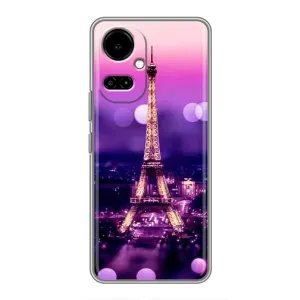 Чехол Эйфелева Башня для TECNO Camon 19 (CI6n) / 19 Pro (CI8n) - (AlphaPrint) (Париж Башня)