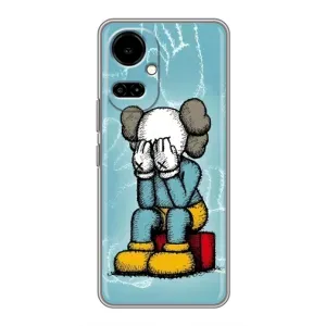 Чохли для TECNO Camon 19 (CI6n) / 19 Pro (CI8n) - Bearbrick Louis Vuitton (PREMIUMPrint) (Плач Bearbrick)