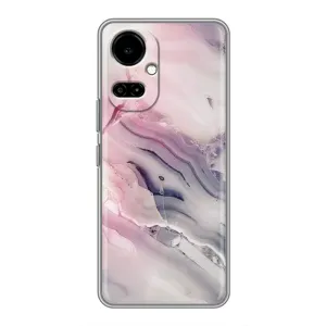 Мраморный чехол на TECNO Camon 19 (CI6n) / 19 Pro (CI8n) (VPrint) (Пурпурный Мрамор)