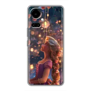 Чохол Рапунцель для TECNO Camon 19 (CI6n) / 19 Pro (CI8n) (Рапунцель ліхтарики)