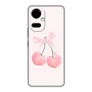 Чохол з розовим принтом для TECNO Camon 19 (CI6n) / 19 Pro (CI8n) (Рожеві вишні)