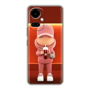 Круті Чохли Луі Віттон для TECNO Camon 19 (CI6n) / 19 Pro (CI8n) (AlphaPrint) (З Кавою)