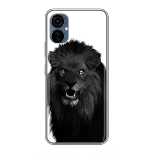Чохли з картинкою животних TECNO Camon 19 Neo (Чорний ЛЕВ)