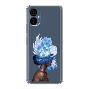 Чехлы (ART) Цветы на TECNO Camon 19 Neo (VPrint) (Квіти на голові)