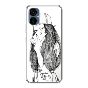 Чехол с принтом «Фото девочки» для TECNO Camon 19 Neo