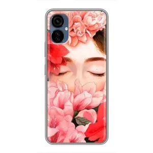 Чехлы (ART) Цветы на TECNO Camon 19 Neo (VPrint) (Очі в квітах)