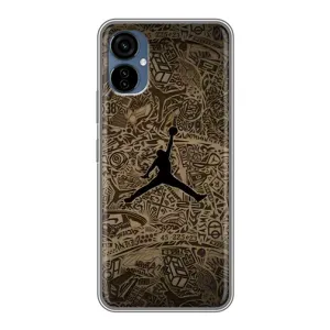 Чехлы для TECNO Camon 19 Neo - с картинкой JORDAN (AlphaPrint) (Logo Jordan)