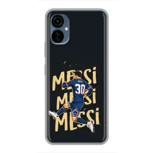 Чехлы для TECNO Camon 19 Neo (Leo чемпион) (AlphaPrint) (Messi ПСЖ)