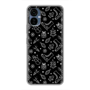 Новорічні, Святкові Чохли для TECNO Camon 19 Neo - 2024 год (Новорічний фон)