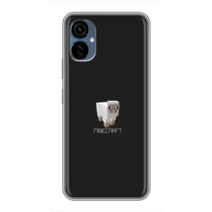 Чехол Майнкрафт на TECNO Camon 19 Neo (AlphaPrint) Minecraft (Овечка Майнкрафт)