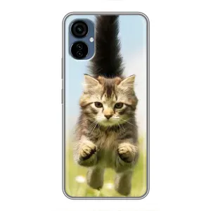 Чохли з Котиками для TECNO Camon 19 Neo (VPrint) (Прижок кота)