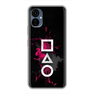 Чехол с принтом «Символы Игра кальмара» для TECNO Camon 19 Neo