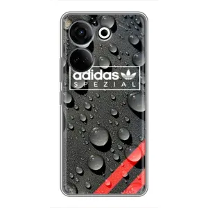 Чохли Адидас для Tecno Camon 20 Pro (AlphaPrint) (Адидас прінт)
