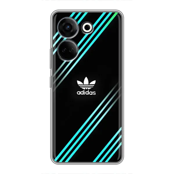 Чохол з принтом «Адідас з полосами» для TECNO Camon 20 Pro Чохол з принтом «Адідас з полосами» для TECNO Camon 20 Pro