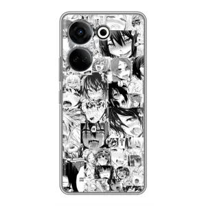 Чехол с принтом «Ahegao manga» для TECNO Camon 20 Pro