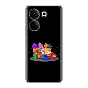 Чохли Амонг Ас для Tecno Camon 20 Pro (AlphaPrint) (Амонг-ас)
