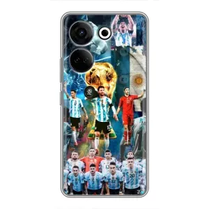 Чехлы Месси для Tecno Camon 20 Pro (AlphaPrint) (Аргентина Месси)