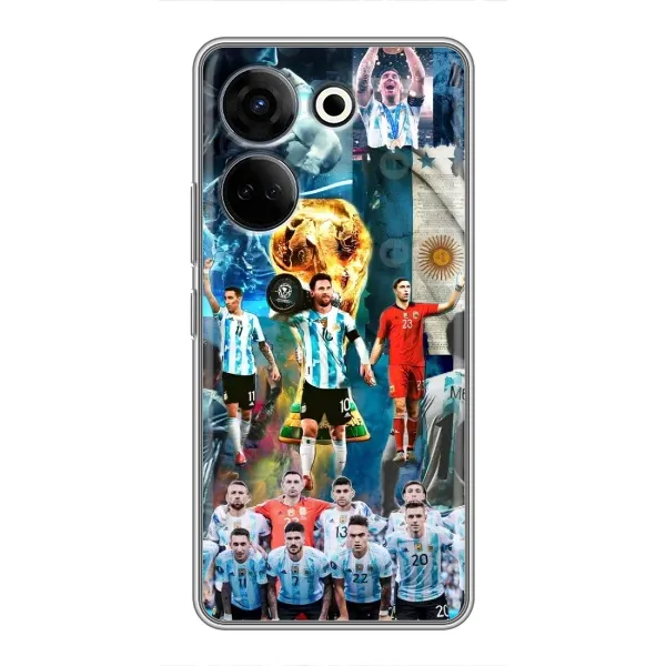 Чохол з принтом «Аргентина Мессі» для TECNO Camon 20 Pro