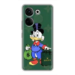 Чехли для Tecno Camon 20 Pro - Скрудж МакДак Louis Vuitton (PREMIUMPrint) (Богата Утка)