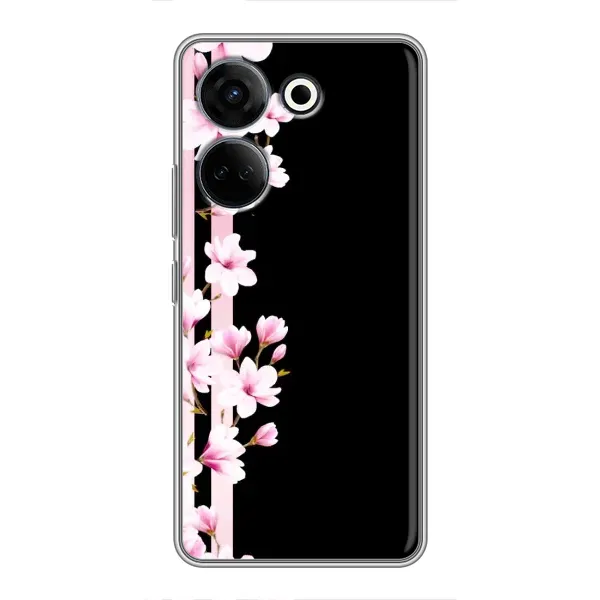 Чехол с принтом «Цветочки» для TECNO Camon 20 Pro