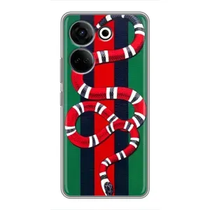 Чохли GUCCI для ТЕКНО Кенон 20 Про (AlphaPrint) (Gucci змія)