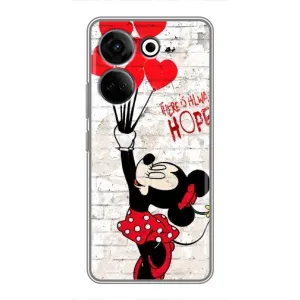 Чохол Disney Mouse Tecno Camon 20 Pro (PREMIUMPrint) (Heart Minni)
