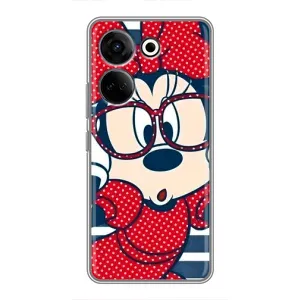 Міккі Маус чохол для Tecno Camon 20 Pro (AlphaPrint - Мультяшні) (Маус в окулярах)