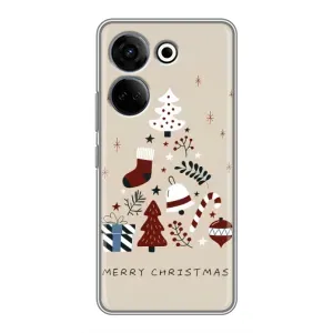 Різдвяні Чохли для Tecno Camon 20 Pro (VPrint)