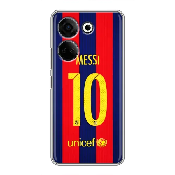 Чохол з принтом «Messi Barca 10» для TECNO Camon 20 Pro