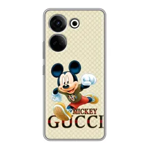Чохол Disney Mouse Tecno Camon 20 Pro (PREMIUMPrint) (Mikki Gucci)