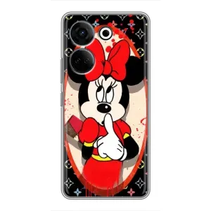 Чохол Disney Mouse Tecno Camon 20 Pro (PREMIUMPrint) (Мінні Маус ЛВ)