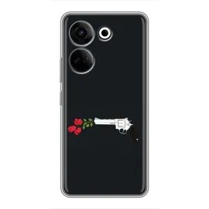 Чехлы (ART) Цветы на Tecno Camon 20 Pro (VPrint) (Неочікувані квіти)