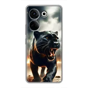 Чохол з принтом «Чорна пантера» для TECNO Camon 20 Pro