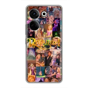 Чохол Рапунцель для Tecno Camon 20 Pro (Колаж Рапунцель)