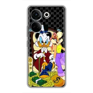 Чехли для Tecno Camon 20 Pro - Скрудж МакДак Louis Vuitton (PREMIUMPrint) (Стильна Утка)