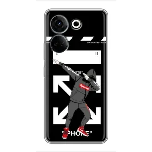 Чехол для Tecno Camon 20 Pro с картинкой Supreme (AlphaPrint)
